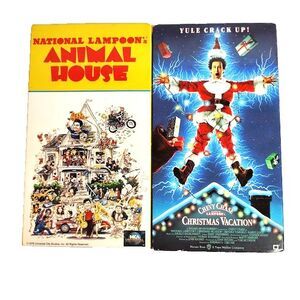 Lot 2 National Lampoon VHS Comedy Movies Animal House Christmas Vacation R PG 13